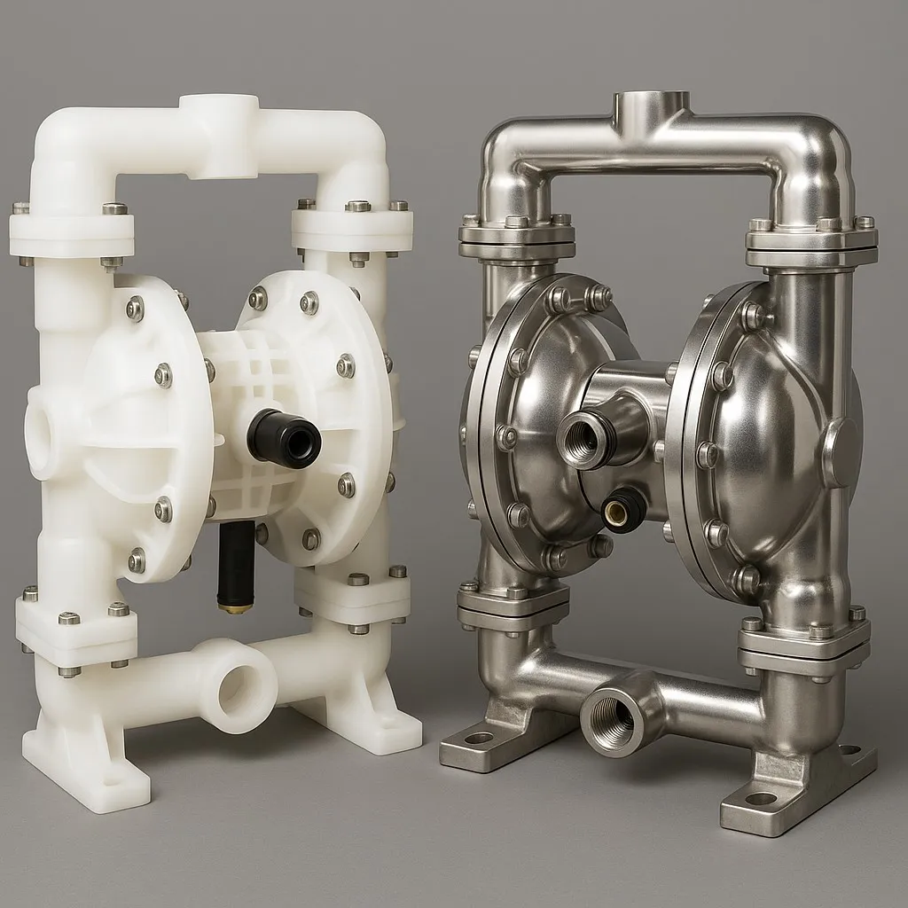 Aluminium air-operated double diaphragm pump
